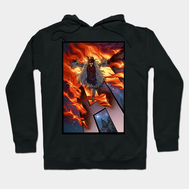 CURSE OF THE RED JACKAL - "HOLLYWOOD HELL" Hoodie by INK&EYE CREATIVE